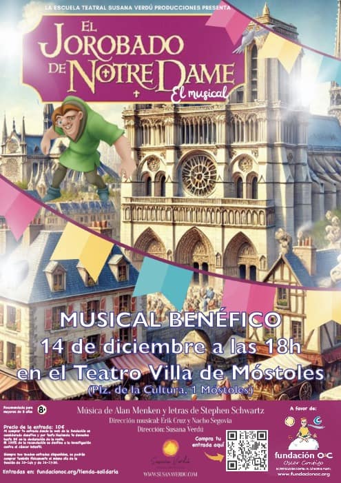 Musical benéfico El Jorobado de Notre Dame